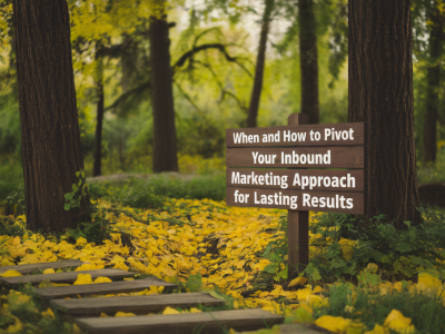 When and how to pivot your inbound marketing approach for lasting results